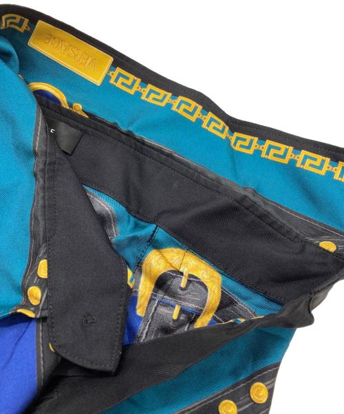 VERSACE（ヴェルサーチェ）VERSACE (ヴェルサーチェ) バロッコシルクシャツ/Barocco Silk Shirt ブルー サイズ:50の古着・服飾アイテム