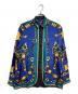 VERSACE（ヴェルサーチェ）の古着「バロッコシルクシャツ/Barocco Silk Shirt」｜ブルー