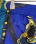 中古・古着 VERSACE (ヴェルサーチェ) バロッコシルク ショートパンツ/Barocco Silk Shorts ブルー サイズ:52：28000円
