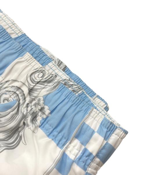 VERSACE（ヴェルサーチェ）VERSACE (ヴェルサーチェ) ビーチウェアボードショーツ/Beachwear board shorts スカイブルー サイズ:4の古着・服飾アイテム