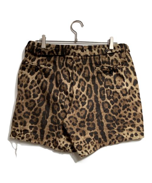 DOLCE & GABBANA（ドルチェ＆ガッバーナ）DOLCE & GABBANA (ドルチェ＆ガッバーナ) レオパードショーツ/Leopard print shorts ブラウン サイズ:48の古着・服飾アイテム