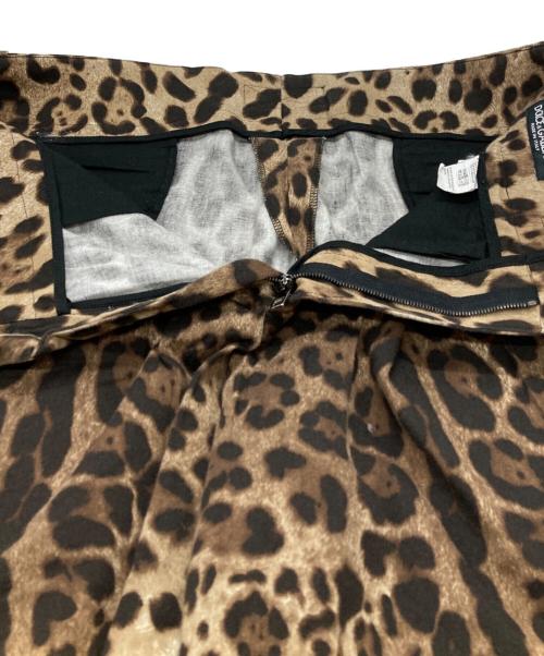 DOLCE & GABBANA（ドルチェ＆ガッバーナ）DOLCE & GABBANA (ドルチェ＆ガッバーナ) レオパードショーツ/Leopard print shorts ブラウン サイズ:48の古着・服飾アイテム