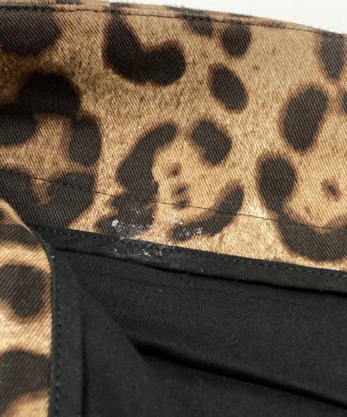 DOLCE & GABBANA（ドルチェ＆ガッバーナ）DOLCE & GABBANA (ドルチェ＆ガッバーナ) レオパードショーツ/Leopard print shorts ブラウン サイズ:48の古着・服飾アイテム