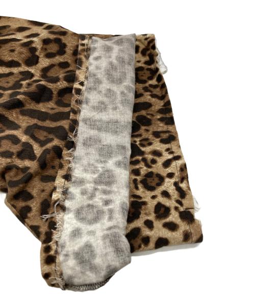 DOLCE & GABBANA（ドルチェ＆ガッバーナ）DOLCE & GABBANA (ドルチェ＆ガッバーナ) レオパードショーツ/Leopard print shorts ブラウン サイズ:48の古着・服飾アイテム