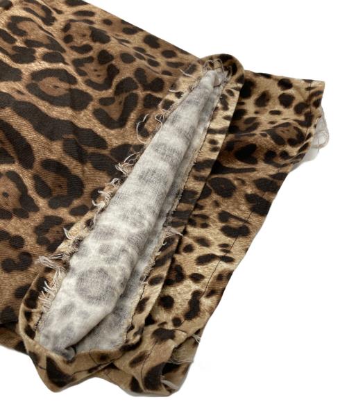 DOLCE & GABBANA（ドルチェ＆ガッバーナ）DOLCE & GABBANA (ドルチェ＆ガッバーナ) レオパードショーツ/Leopard print shorts ブラウン サイズ:48の古着・服飾アイテム