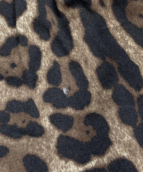 DOLCE & GABBANA（ドルチェ＆ガッバーナ）DOLCE & GABBANA (ドルチェ＆ガッバーナ) レオパードショーツ/Leopard print shorts ブラウン サイズ:48の古着・服飾アイテム