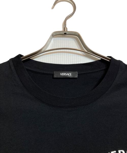 VERSACE（ヴェルサーチェ）VERSACE (ヴェルサーチェ) メドゥーサ ロックカットソー ブラック サイズ:3XLの古着・服飾アイテム