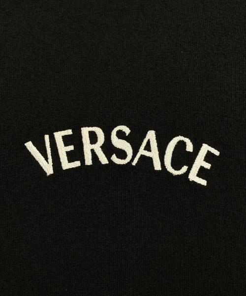 VERSACE（ヴェルサーチェ）VERSACE (ヴェルサーチェ) メドゥーサ ロックカットソー ブラック サイズ:3XLの古着・服飾アイテム