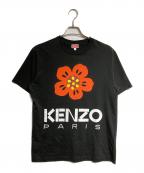 KENZOケンゾー）の古着「フラワープリントTシャツ/Flower print T-shirt」｜ブラック