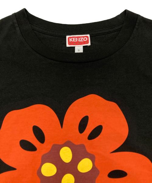 KENZO（ケンゾー）KENZO (ケンゾー) フラワープリントTシャツ/Flower print T-shirt ブラック サイズ:Sの古着・服飾アイテム