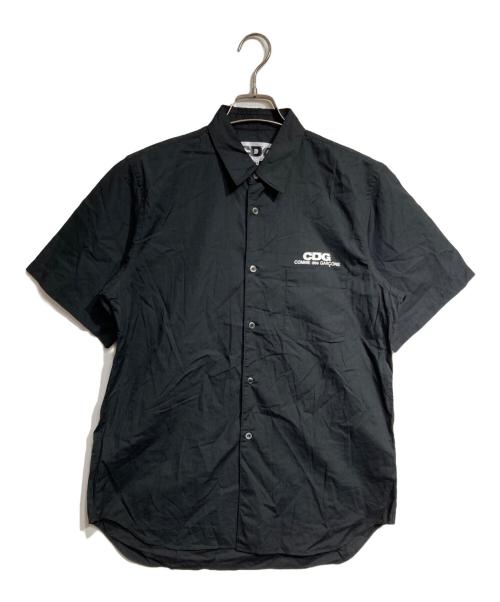CDG（シーディージー）CDG (シーディージー) 半袖シャツ/SHORT SLEEVE SHIRT ブラック サイズ:Mの古着・服飾アイテム