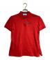 PRADA（プラダ）の古着「ラバーパッチポロシャツ/Rubber patch polo shirt」｜レッド
