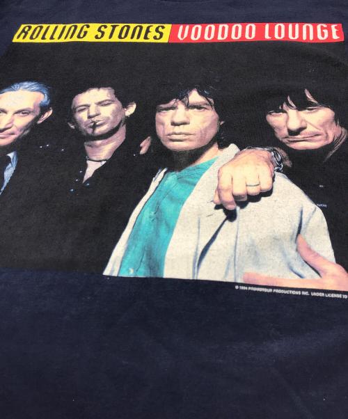 ROLLING STONES（ローリングストーンズ）ROLLING STONES (ローリングストーンズ) 90s バンドTEE ネイビー サイズ:XLの古着・服飾アイテム
