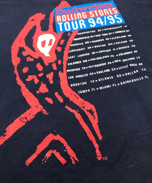ROLLING STONES（ローリングストーンズ）ROLLING STONES (ローリングストーンズ) 90s バンドTEE ネイビー サイズ:XLの古着・服飾アイテム