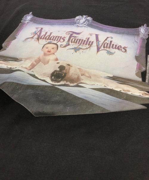 ADDAMS FAMILY（-）ADDAMS FAMILY (-) 90s ムービーTEE ブラック サイズ:XLの古着・服飾アイテム