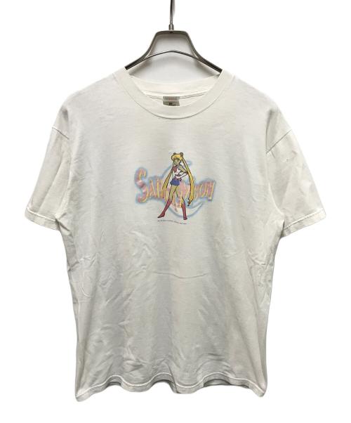 SAILAR MOON（セーラー ムーン）SAILAR MOON (セーラー ムーン) 00s アニメーションTEE ホワイト サイズ:Lの古着・服飾アイテム