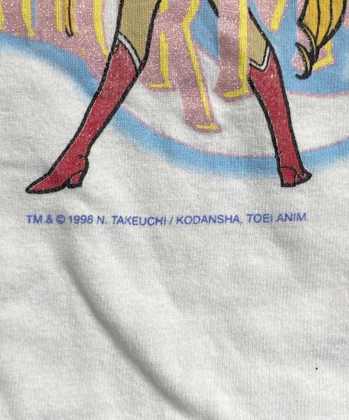 SAILAR MOON（セーラー ムーン）SAILAR MOON (セーラー ムーン) 00s アニメーションTEE ホワイト サイズ:Lの古着・服飾アイテム