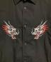 中古・古着 WILDSIDE YOHJI YAMAMOTO (ワイルドサイド ヨウジ ヤマモト) 龍が如く (龍ガ如ク) Cotton Embroidery Shirt (龍魚) ブラック サイズ:3：38000円