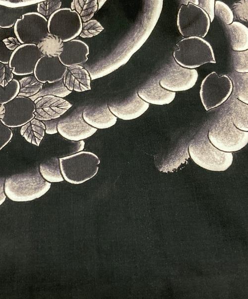 WILDSIDE YOHJI YAMAMOTO（ワイルドサイド ヨウジ ヤマモト）WILDSIDE YOHJI YAMAMOTO (ワイルドサイド ヨウジ ヤマモト) 龍が如く (龍ガ如ク) Rayon Shirt (般若) ブラック サイズ:3の古着・服飾アイテム