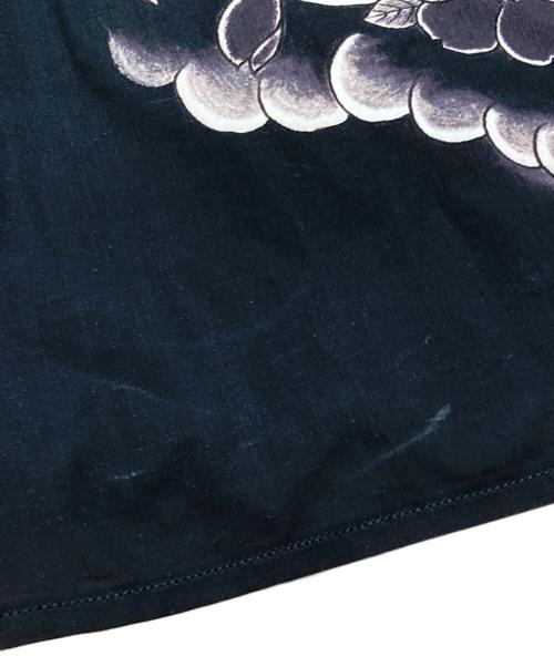 WILDSIDE YOHJI YAMAMOTO（ワイルドサイド ヨウジ ヤマモト）WILDSIDE YOHJI YAMAMOTO (ワイルドサイド ヨウジ ヤマモト) 龍が如く (龍ガ如ク) Rayon Shirt (般若) ブラック サイズ:3の古着・服飾アイテム