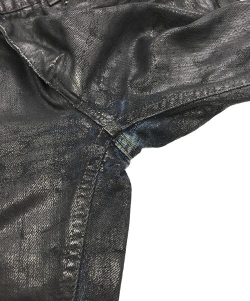 DOLCE & GABBANA（ドルチェ＆ガッバーナ）DOLCE & GABBANA (ドルチェ＆ガッバーナ) コーティングデニムパンツ ブラック サイズ:46の古着・服飾アイテム