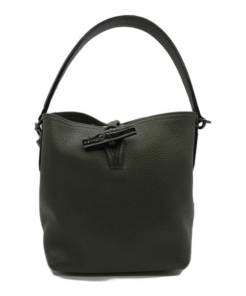 LONGCHAMP（ロンシャン）LONGCHAMP (ロンシャン) ROSEAU ESSENTIAL ショルダーバッグ グリーンの古着・服飾アイテム