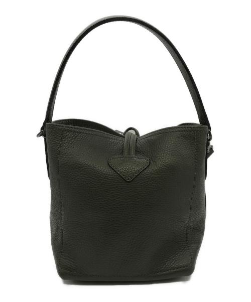 LONGCHAMP（ロンシャン）LONGCHAMP (ロンシャン) ROSEAU ESSENTIAL ショルダーバッグ グリーンの古着・服飾アイテム