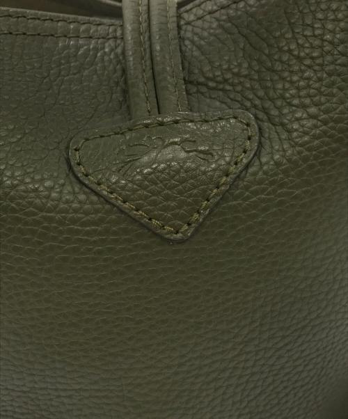 LONGCHAMP（ロンシャン）LONGCHAMP (ロンシャン) ROSEAU ESSENTIAL ショルダーバッグ グリーンの古着・服飾アイテム