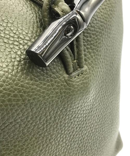 LONGCHAMP（ロンシャン）LONGCHAMP (ロンシャン) ROSEAU ESSENTIAL ショルダーバッグ グリーンの古着・服飾アイテム
