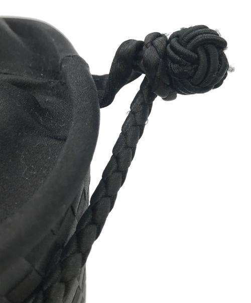 BOTTEGA VENETA（ボッテガベネタ）BOTTEGA VENETA (ボッテガベネタ) ヴィンテージバケットショルダーバッグ ブラックの古着・服飾アイテム