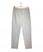 HOMME PLISSE ISSEY MIYAKEオム プリッセ イッセイ ミヤケ）の古着「BASICSプリーツパンツ」｜グレー