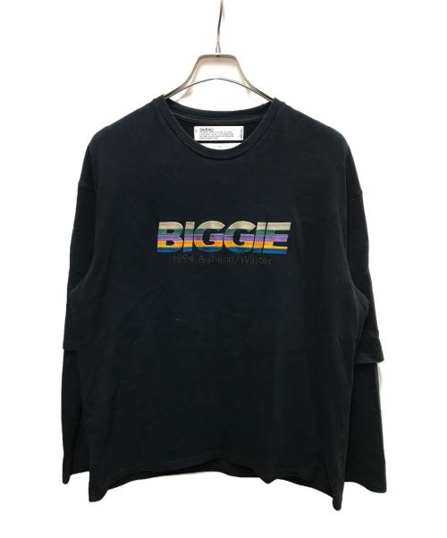 DAIRIKU（ダイリク）DAIRIKU (ダイリク) BIGGIE Layered T-Shirt ブラック サイズ:Fの古着・服飾アイテム