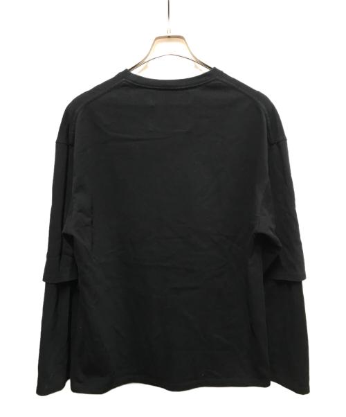 DAIRIKU（ダイリク）DAIRIKU (ダイリク) BIGGIE Layered T-Shirt ブラック サイズ:Fの古着・服飾アイテム