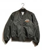 AVIREXアヴィレックス）の古着「MA-1 LIGHT TOMCAT」｜カーキ
