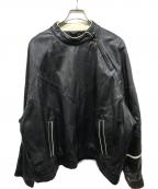northern limits-）の古着「レザープルオーバージャケット」｜ブラック
