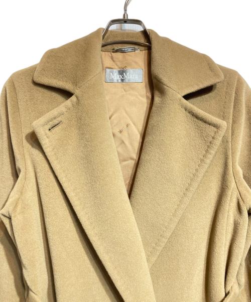 MaxMara（マックスマーラ）MaxMara (マックスマーラ) アンゴラ混チェスターコート ブラウン サイズ:36の古着・服飾アイテム