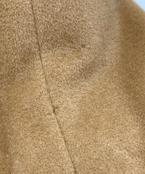 MaxMara（マックスマーラ）MaxMara (マックスマーラ) アンゴラ混チェスターコート ブラウン サイズ:36の古着・服飾アイテム