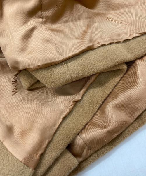 MaxMara（マックスマーラ）MaxMara (マックスマーラ) アンゴラ混チェスターコート ブラウン サイズ:36の古着・服飾アイテム