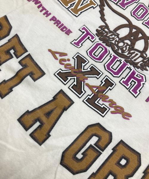 AEROSMITH（エアロスミス）AEROSMITH (エアロスミス) 90s バンドTEE ホワイト サイズ:Lの古着・服飾アイテム