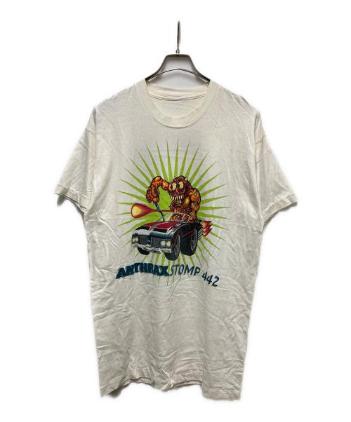 ANTHRAX（アンスラックス）ANTHRAX (アンスラックス) 90s バンドTEE ホワイト サイズ:不明の古着・服飾アイテム