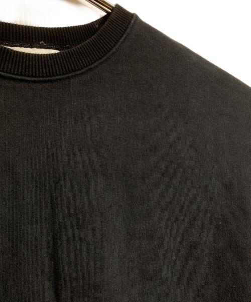 gadid anoniem（ガディッド アノニム）GADID ANONIEM (ガディッド アノニム) ワンポイントロゴスウェット ブラック サイズ:Freeの古着・服飾アイテム