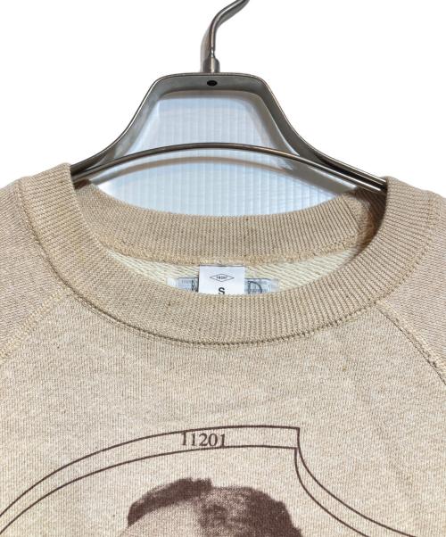 FRONT 11201（フロント 11201）FRONT 11201 (フロント 11201) museum of daily コラボスウェット ベージュ サイズ:Sの古着・服飾アイテム