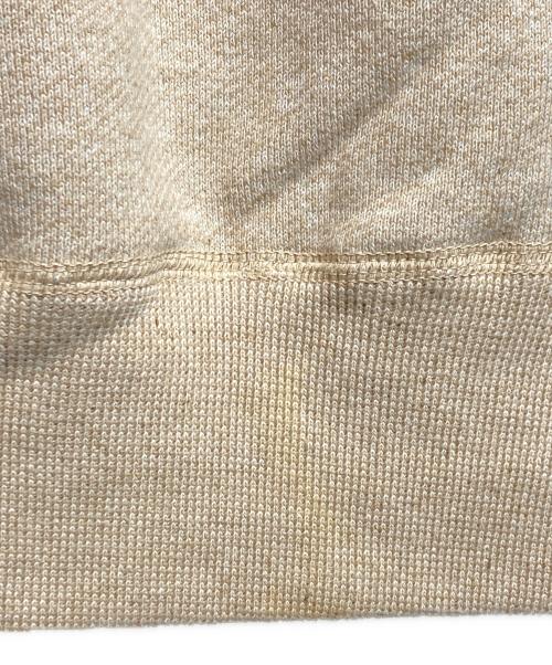 FRONT 11201（フロント 11201）FRONT 11201 (フロント 11201) museum of daily コラボスウェット ベージュ サイズ:Sの古着・服飾アイテム