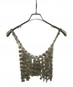 Chika Kisadaチカ キサダ）の古着「シェルボタンビスチェ」｜ベージュ