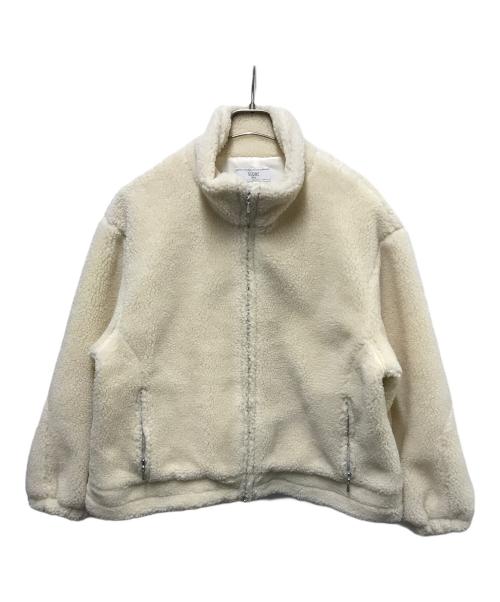 SLOBE IENA（スローブ イエナ）SLOBE IENA (スローブ イエナ) ウールコンボアスタンドコクーンブルゾン ベージュ サイズ:36の古着・服飾アイテム