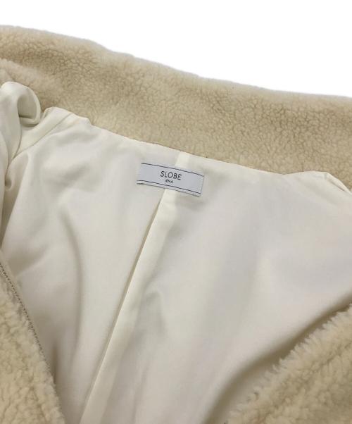 SLOBE IENA（スローブ イエナ）SLOBE IENA (スローブ イエナ) ウールコンボアスタンドコクーンブルゾン ベージュ サイズ:36の古着・服飾アイテム
