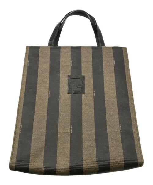 FENDI（フェンディ）FENDI (フェンディ) ペカン柄トートバッグ ブラウンの古着・服飾アイテム