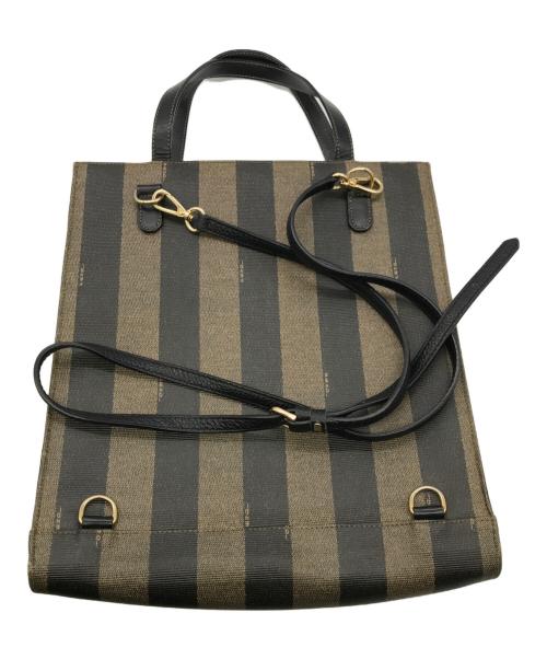 FENDI（フェンディ）FENDI (フェンディ) ペカン柄トートバッグ ブラウンの古着・服飾アイテム