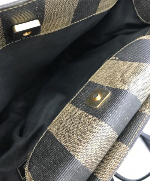 FENDI（フェンディ）FENDI (フェンディ) ペカン柄トートバッグ ブラウンの古着・服飾アイテム