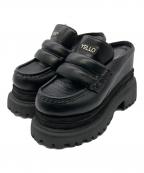 YELLOイエロ）の古着「厚底ローファー」｜ブラック